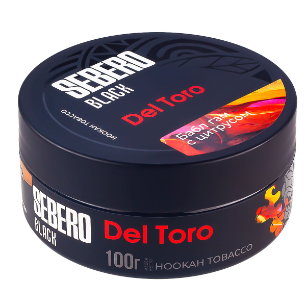 Табак Sebero Black Del Toro  100 грамм в Краснодаре