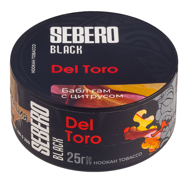 Табак Sebero Black Del Toro  25 грамм в Краснодаре