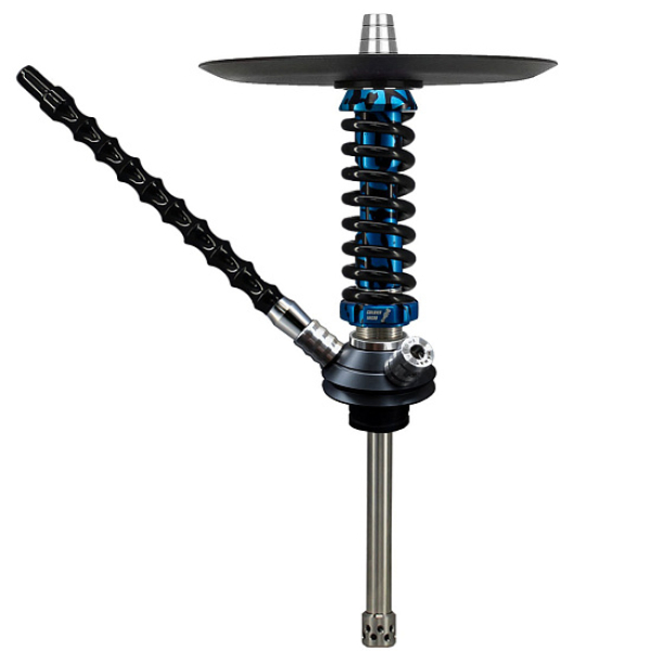 Кальян Mamay Custom Coilovers Micro Синий Сплеш Черный  в Краснодаре