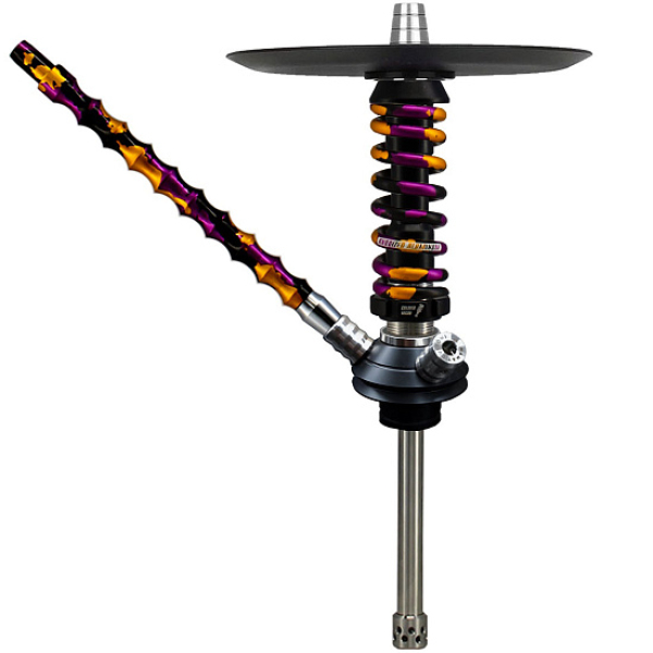 Кальян Mamay Custom Coilovers Micro Черный Пурпурно-Золотой Камуфляж  в Краснодаре