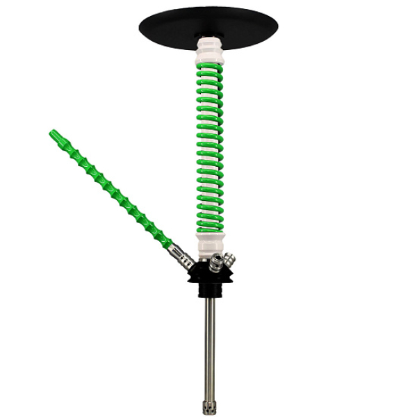Кальян Mamay Custom V3 №12 Coilovers Белый-Салат  в Краснодаре