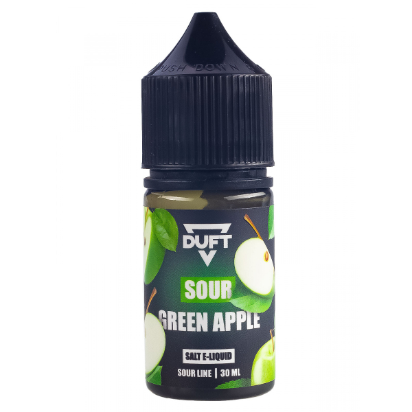 Жидкость Duft Sour Line Salt 20 Green Apple 30 Мл в Краснодаре