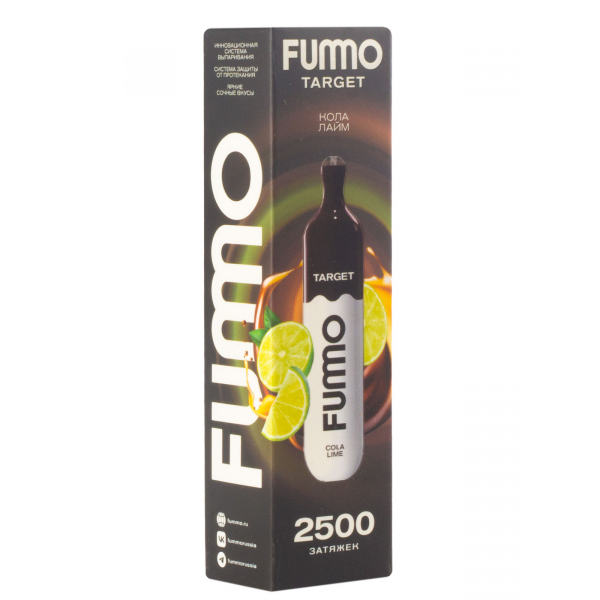 Fummo Target Кола Лайм (2500 Затяжек) в Краснодаре