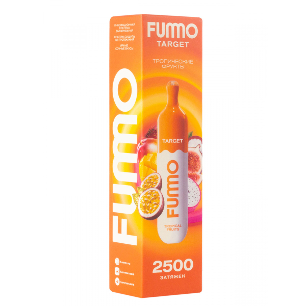 Fummo Target Тропические Фрукты (2500 Затяжек) в Краснодаре