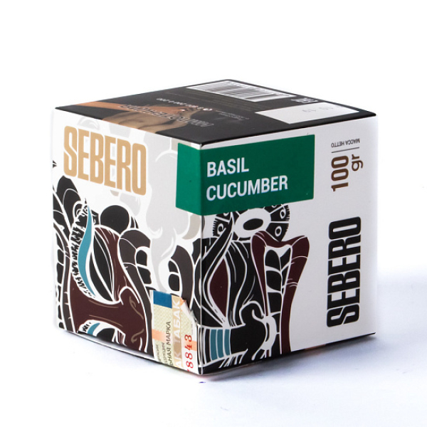 Табак Sebero Basil-Cucumber  100 грамм в Краснодаре