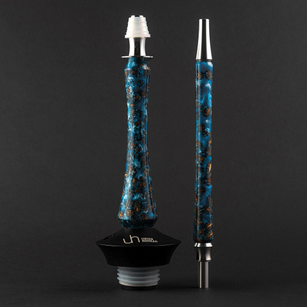 Кальян Union Hookah Sleek Акрил С Шишками Голубой   в Краснодаре