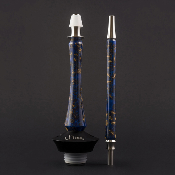 Кальян Union Hookah Sleek Акрил С Шишками Синий  в Краснодаре