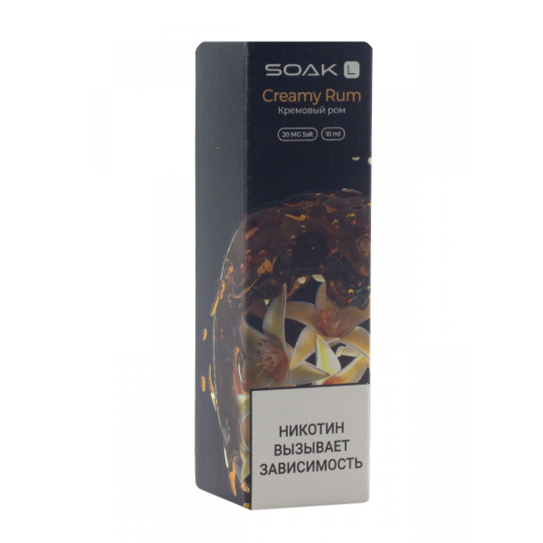 Жидкость Soak Creamy Rum 10 Мл 2 Мг в Краснодаре