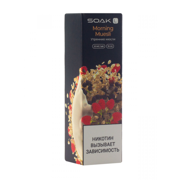 Жидкость Soak Morning Muesli 10 Мл 2 Мг в Краснодаре