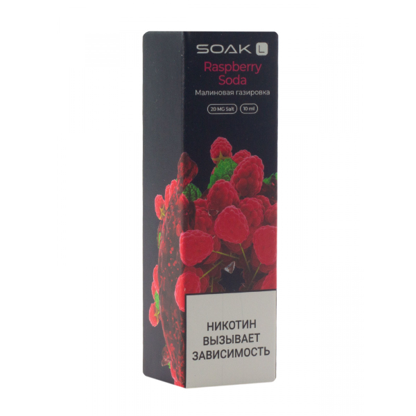 Жидкость Soak Raspberry Soda 10 Мл 2 Мг в Краснодаре
