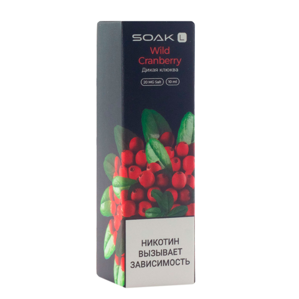 Жидкость Soak Wild Cranberry 10 Мл 2 Мг в Краснодаре