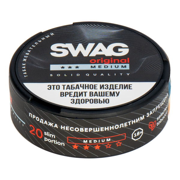 Жевательный табак Swag Medium Original 10 грамм в Краснодаре