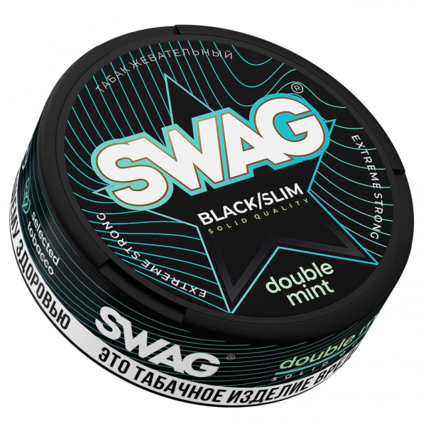 Жевательный табак Swag Strong Double Mint 10 грамм в Краснодаре