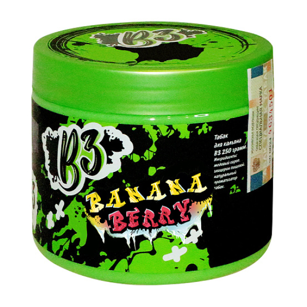 Табак B3 Bananaberry  250 грамм в Краснодаре
