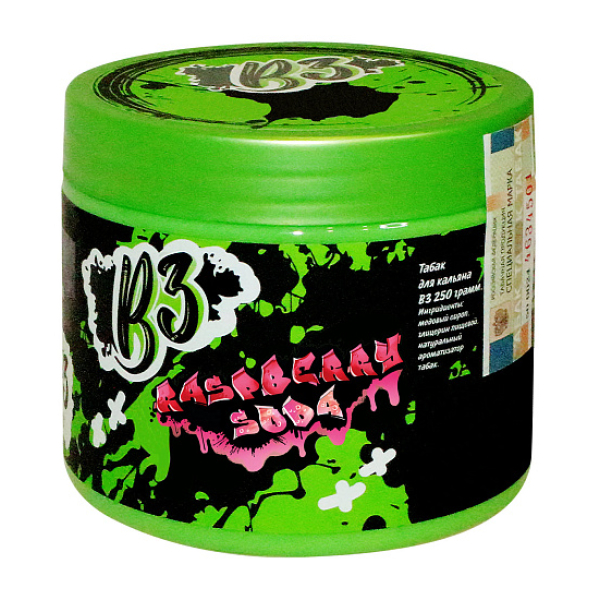 Табак B3 Raspberry Soda  250 грамм в Краснодаре