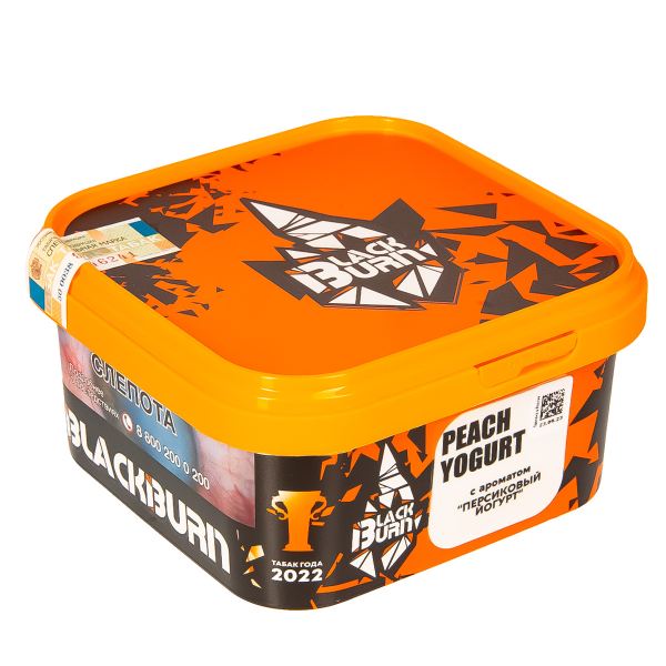 Табак Burn Black Peach Yogurt  200 грамм в Краснодаре
