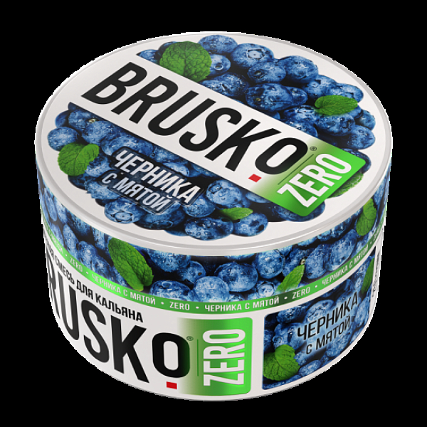 Смесь Brusko Черника С Мятой (Zero)  250 гр в Краснодаре
