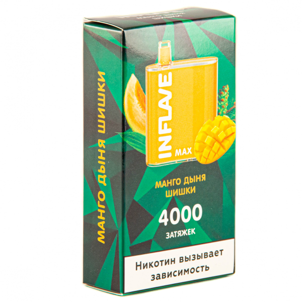 Inflave Max Манго-Дыня-Шишки (4000 Затяжек) в Краснодаре