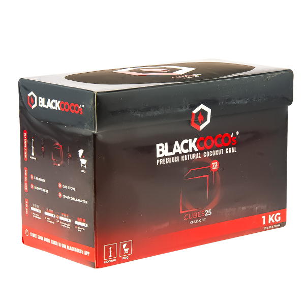 Уголь Blackcoco’s Кокосовый 72 Шт (25 Мм) в Краснодаре