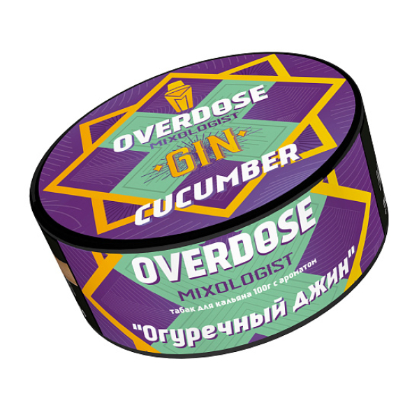 Табак Overdose Gin Cucumber  100 грамм в Краснодаре