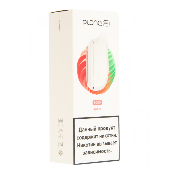 Plonq Max Арбуз (6000 Затяжек) 20 Мг в Краснодаре
