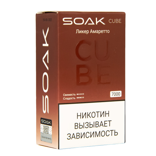 Soak Cube Ликер Амаретто 7000 Затяжек в Краснодаре
