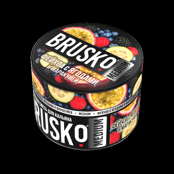 Смесь Brusko Medium Фейхоа С Ягодами И Маракуйей  50 гр в Краснодаре