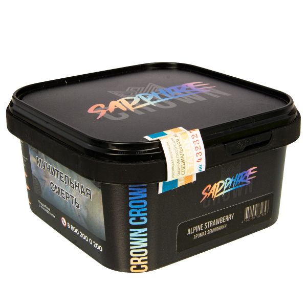 Табак Sapphire Crown Alpine Strawberry  200 грамм в Краснодаре