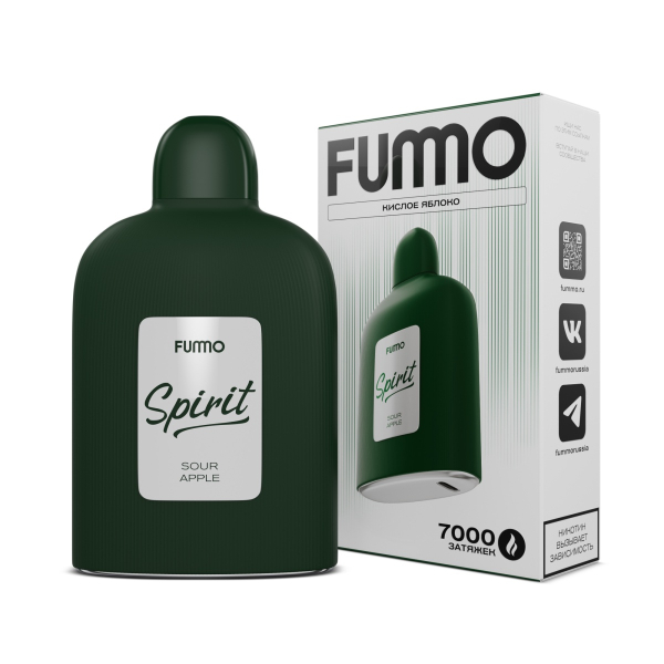 Электронка Fummo Spirit Кислое Яблоко  в Краснодаре