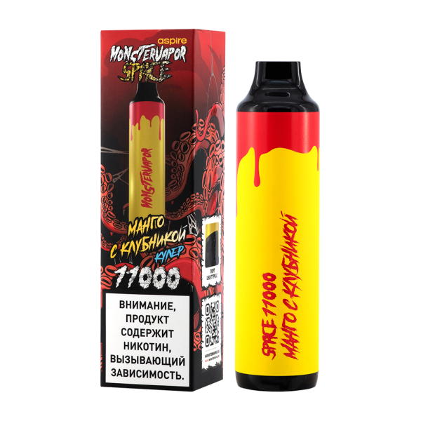 Электронка Monstervapor Space Манго И Клубника (11000 Затяжек) в Краснодаре