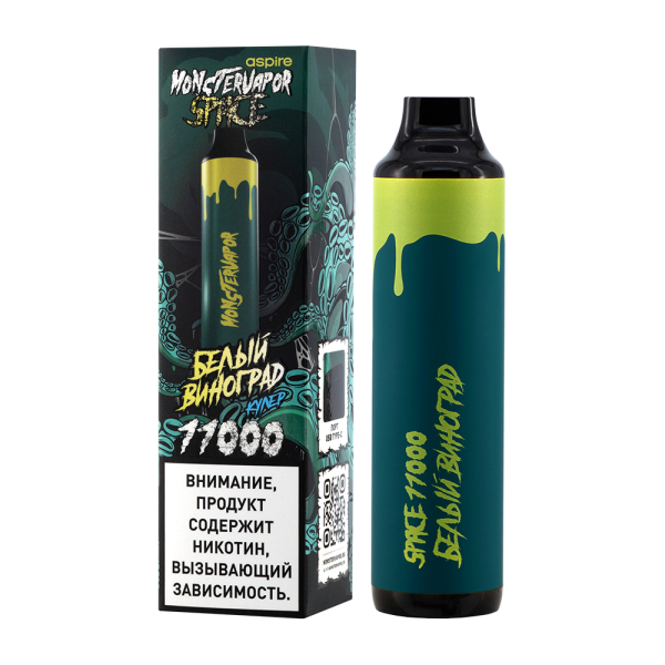 Электронка Monstervapor Space Белый Виноград (11000 Затяжек) в Краснодаре