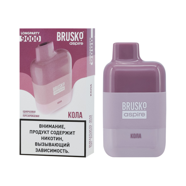 Электронка Brusko Longparty Кола (9000 Затяжек) в Краснодаре