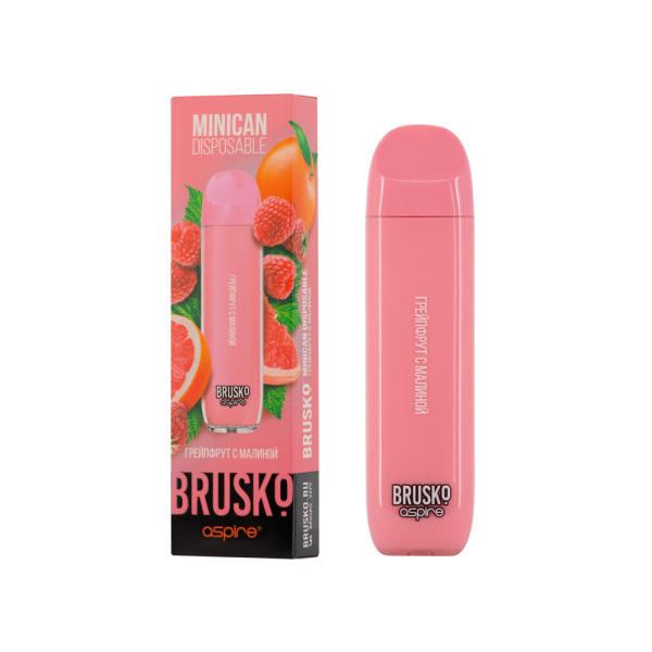 Электронка Brusko Minican Грейпфрут С Малиной (1500 Затяжек) в Краснодаре