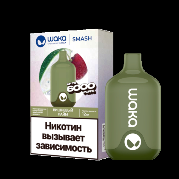 Электронка Waka Вишнёвый Лайм (6000 Затяжек) в Краснодаре