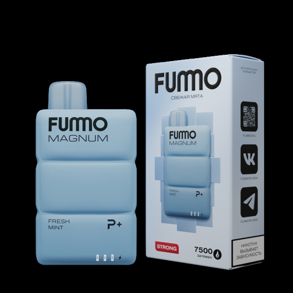Электронка Fummo Magnum Свежая Мята (7500 Затяжек) в Краснодаре