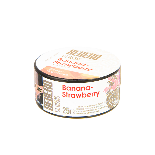 Табак Sebero Banana Strawberry  25 грамм в Краснодаре
