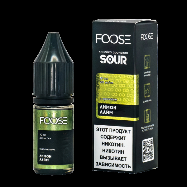 Жидкость Foose Sour Лимон Лайм 10 Мл в Краснодаре