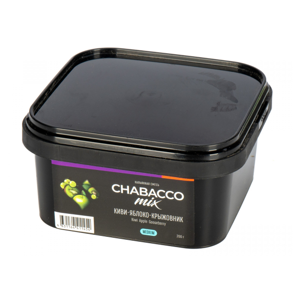 Смесь Chabacco Mix Medium Kiwi Apple Gooseberry  200 гр в Краснодаре