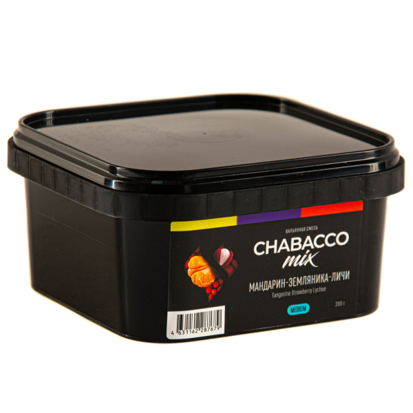 Смесь Chabacco Mix Medium Tangerine Strawberry Lychee  200 гр в Краснодаре