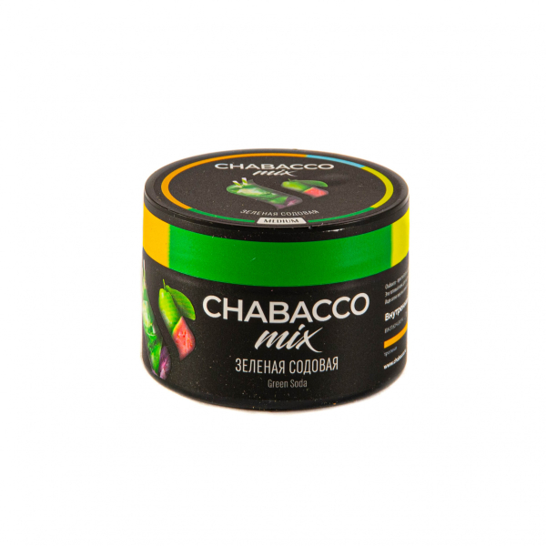 Смесь Chabacco Mix Medium Green Soda  50 гр в Краснодаре