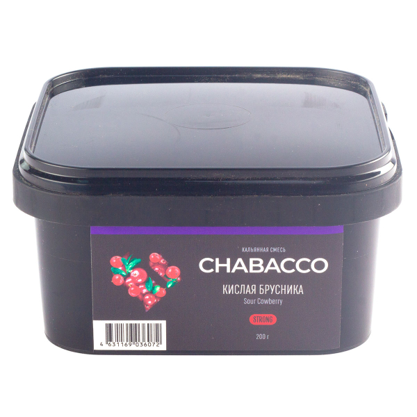 Смесь Chabacco Strong Sour Cowberry  200 гр в Краснодаре