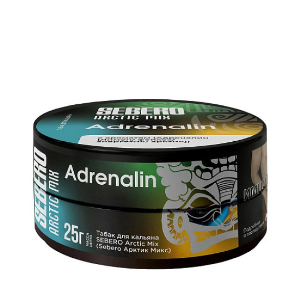 Табак Sebero Arctic Mix Adrenalin  25 грамм в Краснодаре