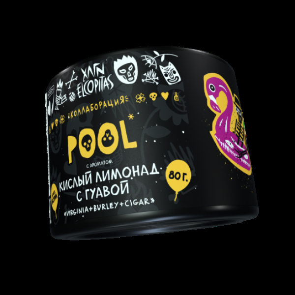 Табак  Хулиган Pool (Кислый Лимонад С Гуавой)  80 грамм в Краснодаре