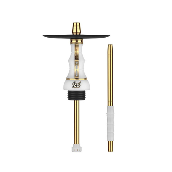 Кальян Alpha Hookah Beat White Gold Прозрачная Колба  в Краснодаре