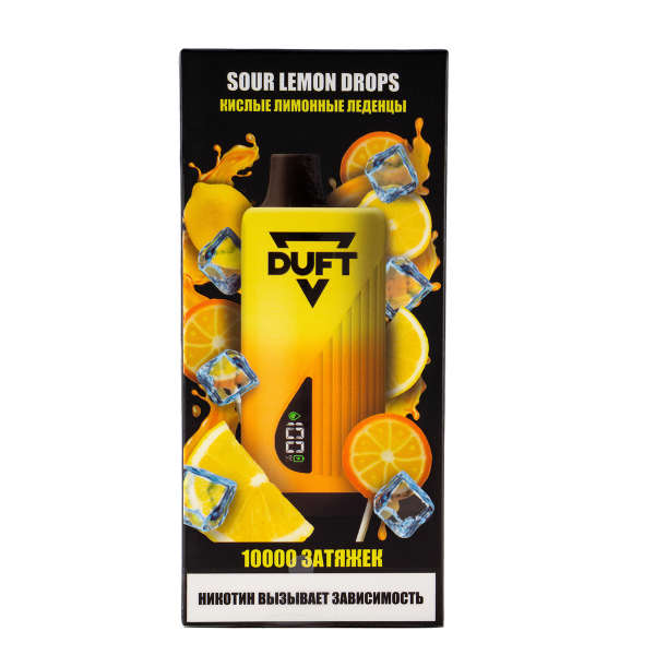 Электронка Duft Sour Lemon Drops (10000 Затяжек) в Краснодаре