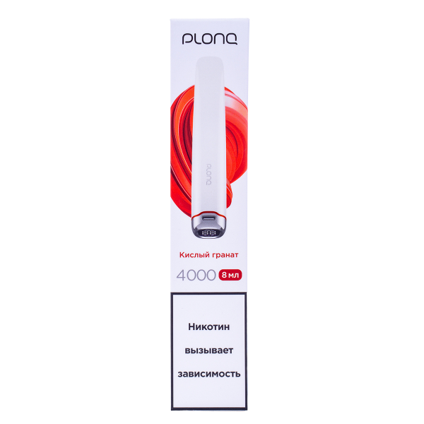 Электронка Plonq Plus Pro Кислый Гранат (4000 Затяжек) 20 Мг в Краснодаре