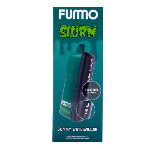 Электронка Fummo Indic Slurm Кислый Арбузный Мармелад (10 000 Затяжек) в Краснодаре