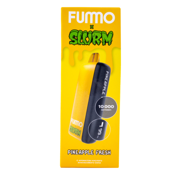Электронка Fummo Indic Slurm Кислый Ананасовый Сок (10 000 Затяжек) в Краснодаре