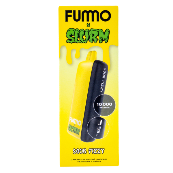 Электронка Fummo Indic Slurm Кислая Шипучка Из Лимона И Лайма (10 000 Затяжек) в Краснодаре