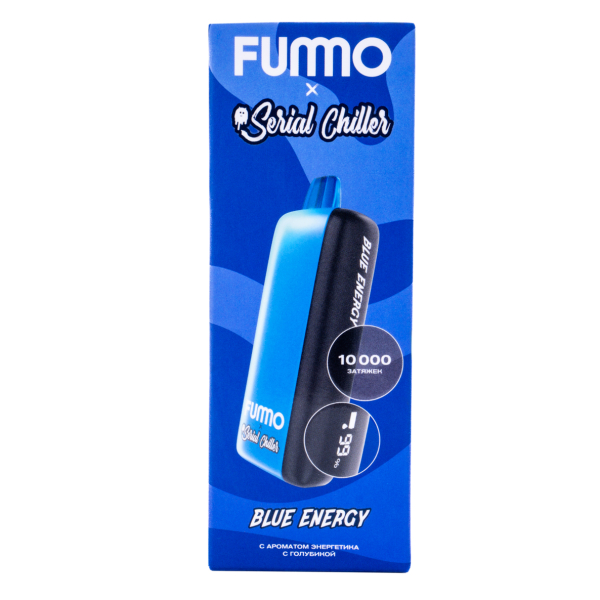 Электронка Fummo Indic Serial Chiller Энергетик С Голубикой (10 000 Затяжек) в Краснодаре